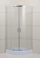 Душевой уголок полукруглый UNO-195-R-2-80-P-Cr 800x800x1950 BelBagno