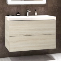 База под раковину подвесная с двумя выкатными ящиками, 900x450x550, AM-Verona-Push-900-2C-SO-RS-TS   ART&MAX