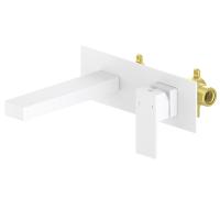 Смеситель для раковины встроенный Timo Selene 2071/16SM белый матовый