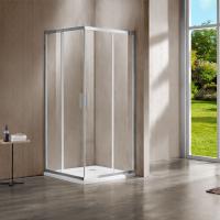 Душевой уголок, квадратный/прямоугольный VSS-1G9012CL 1200х900х1900 профиль хром стекло прозрачное VINCEA