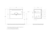 База под керамическую раковину подвесная с двумя выкатными ящиками ETNA39-700/390-2C-SO-RW-P BelBagno База под керамическую раковину подвесная с двумя выкатными ящиками ETNA39-700/390-2C-SO-RW-P BelBagno