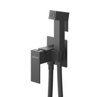 Гигиенический душ со смесителм  SLIDER-DIF-NOP черный матовый    Cezares