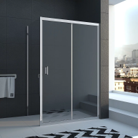 Душевой угол раздвижной прямоугольный RV046-110110-01-C5 1100х1100х1850 Цвет профиля Хром Стекло Прозрачное Veconi