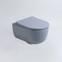 Унитаз подвесной безободковый VT1-34SMO 490x355x320 океан матовый Vincea