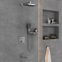 Душевой комплект термостатический встраиваемый, с поворотным изливом, трехрежимный   цвет хром VSFW-4311RCH VINCEA