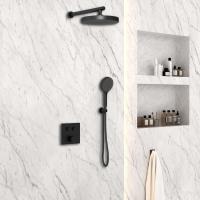 Душевой комплект встраиваемый, двухрежимный цвет черный VSFW-4I212MB VINCEA