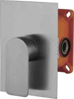 Встраиваемый смеситель для душа, нержавеющая сталь, исполнение сатин  NOV-DASM-IN BelBagno