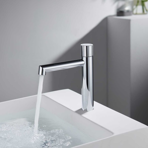 Смеситель для раковины , 35мм прогрессивный картдриж VBF-1D3CH цвет хром Vincea